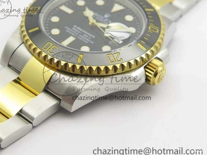 YG 116613LN Noob On Submariner SS Black V5 A2836 Bracelet Dial Edition 1:1 Best 0403